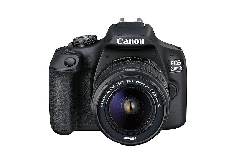 Canon Fotocamera Canon EOS 2000D + Obiettivo EF-S 18-55mm DC III