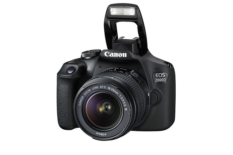 Canon Fotocamera Canon EOS 2000D + Obiettivo EF-S 18-55mm DC III