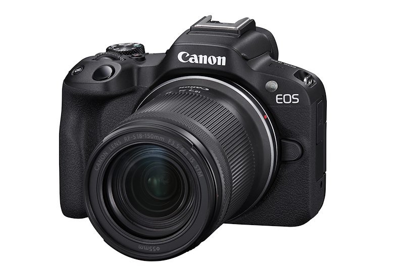 Canon Fotocamera Mirrorless EOS R50 Bk + Obiettivo RF-S 18-150MM F3.5-6.3 IS STM