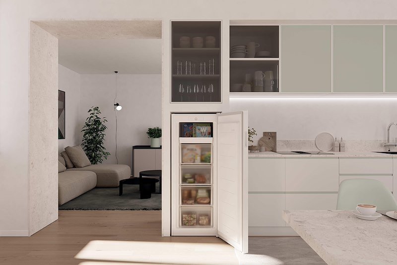 Candy Congelatore verticale Cnuq2l513ew Bianco