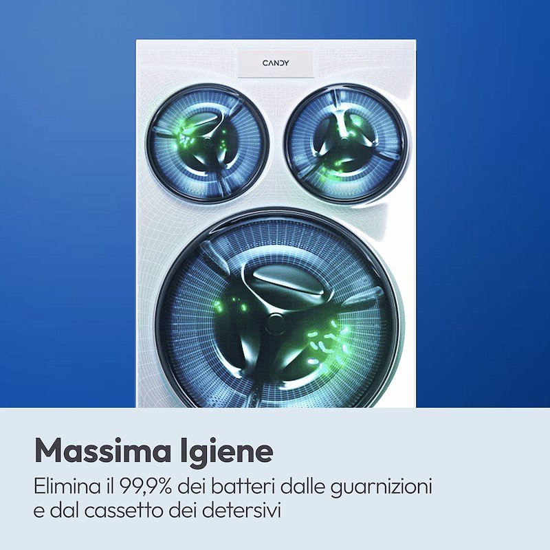 Candy Lavatrice Multiwash carica frontale Mqd 410cbl9-11 Bianco