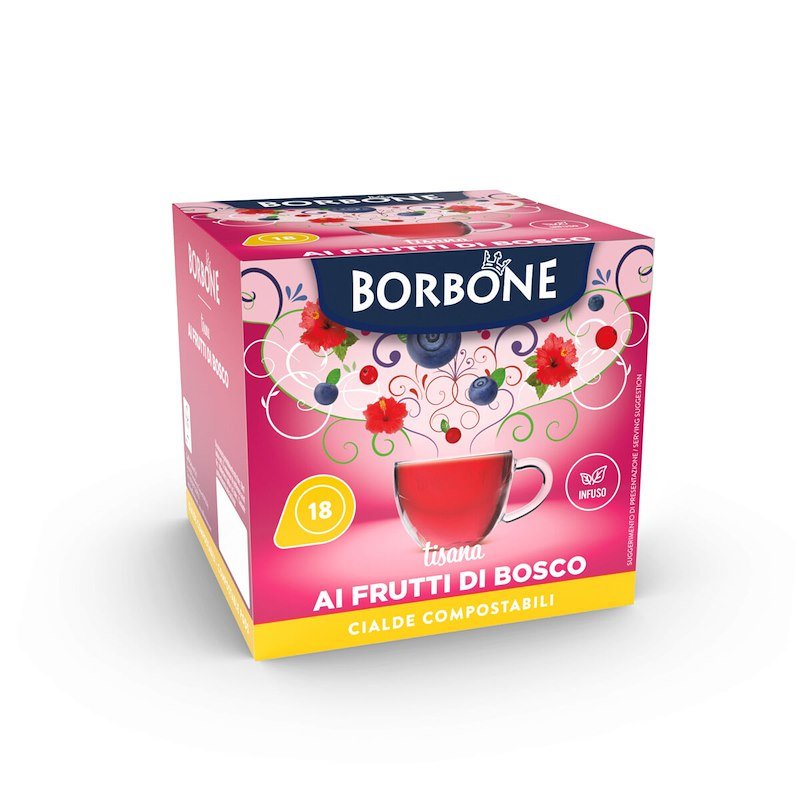Caffe' Borbone cialde 18 pz  Frutti di Bosco