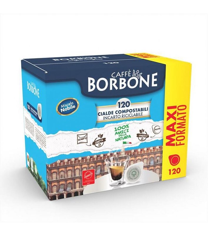 Caffe Borbone Cialde 120 pz Miscela Nobile (Blu)