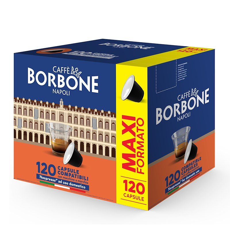 Caffè Borbone Capsule 120 Pz Miscela Decisa per Nespresso