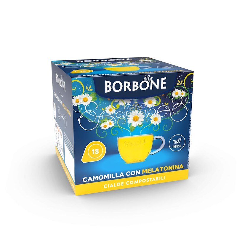 Caffe' Borbone Cialde CAMOMILLA MELATON Blu/Giallo