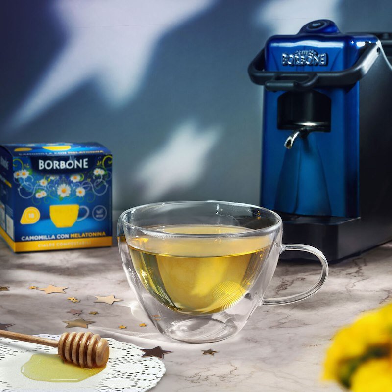 Caffe' Borbone Cialde CAMOMILLA MELATON Blu/Giallo