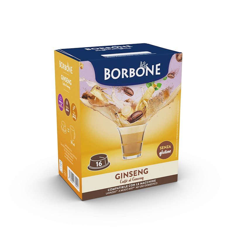 Caffe' Borbone 16 Capsule Ginseng AMGINSENGZERO6X