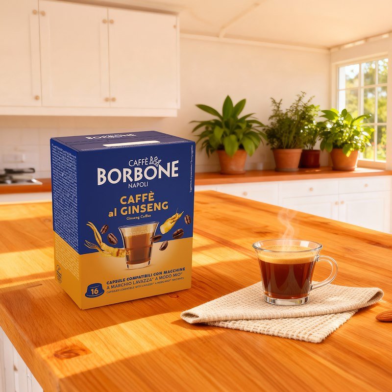 Caffe' Borbone 16 Capsule Ginseng AMGINSENGZERO6X