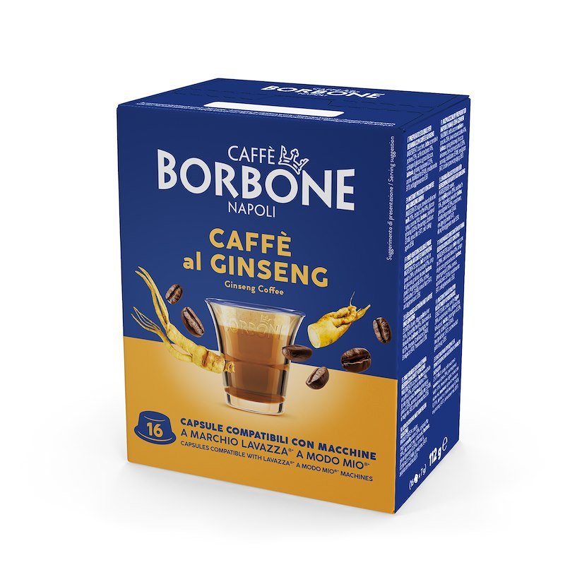 Caffe' Borbone 16 Capsule Ginseng AMGINSENGZERO6X