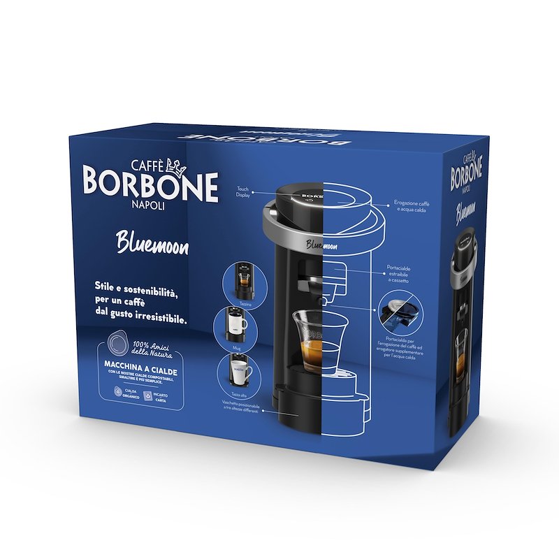 Caffe' Borbone Macchina caffè cialde Bluemoon Nera