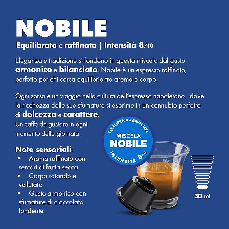 Caffe' Borbone Capsula 	DOLCE GUSTO NOBILE 80+10PZ