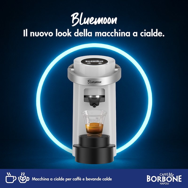Caffe' Borbone Macchina del caffè a cialde Bluemoon Bianca