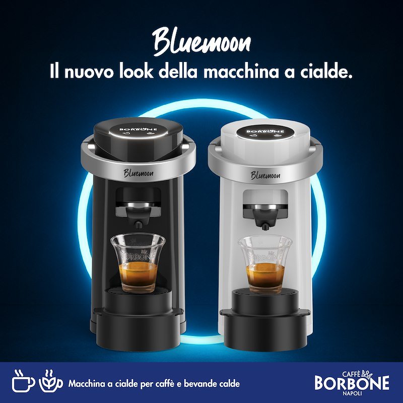 Caffe' Borbone Macchina del caffè a cialde Bluemoon Bianca