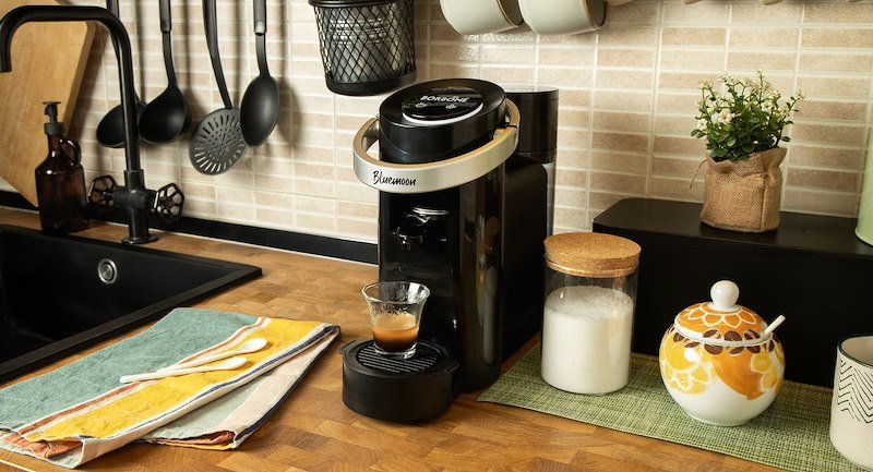 Caffe' Borbone Macchina del caffè a cialde Bluemoon Bianca