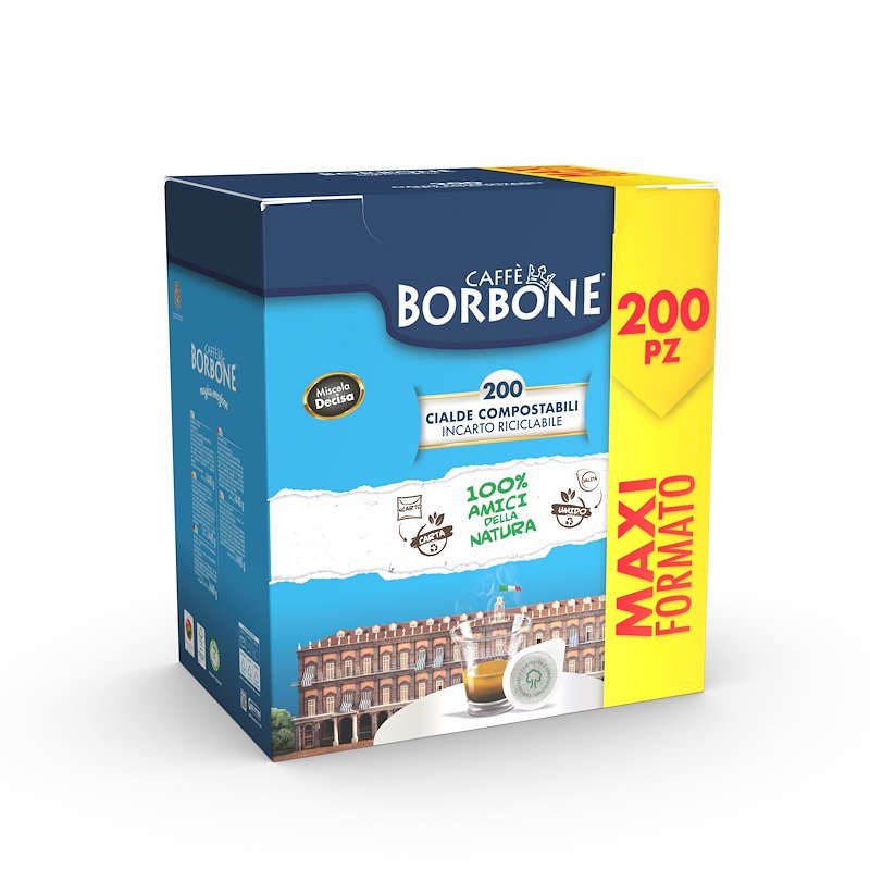 Caffe' Borbone CONFEZIONE 200PZ cialde miscela decisa