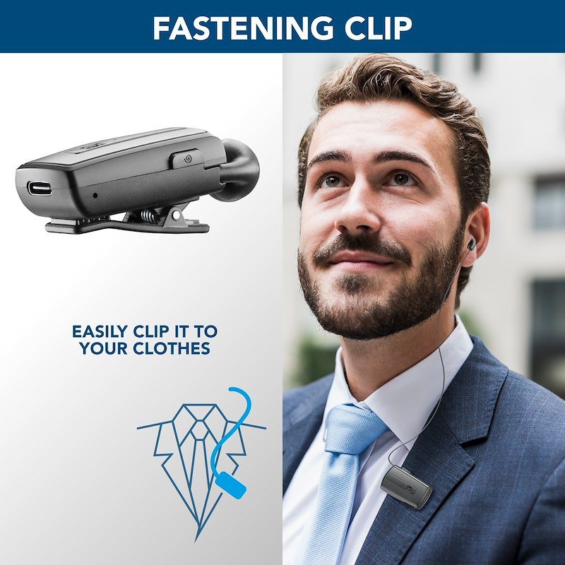 Cellularline Auricolari Wireless Btclipardp Nero