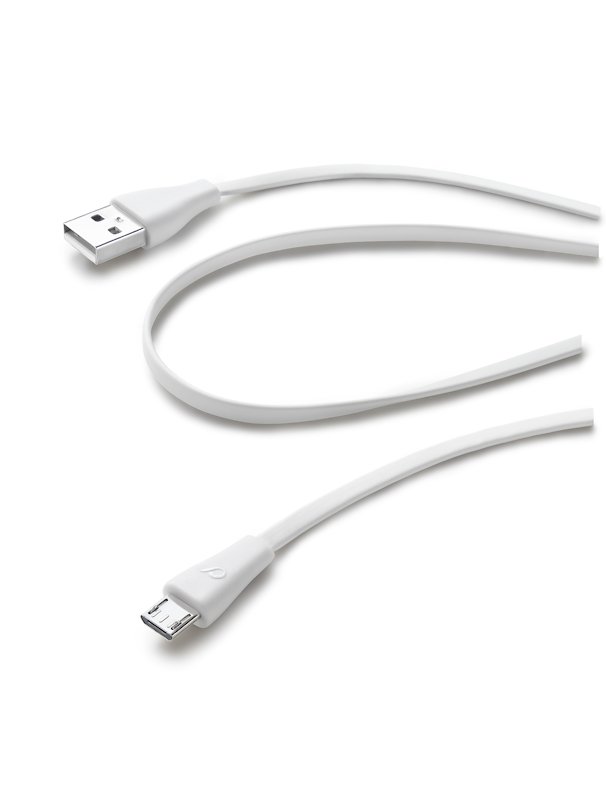 Cellularline - Usbdatacmicrousb Bianco