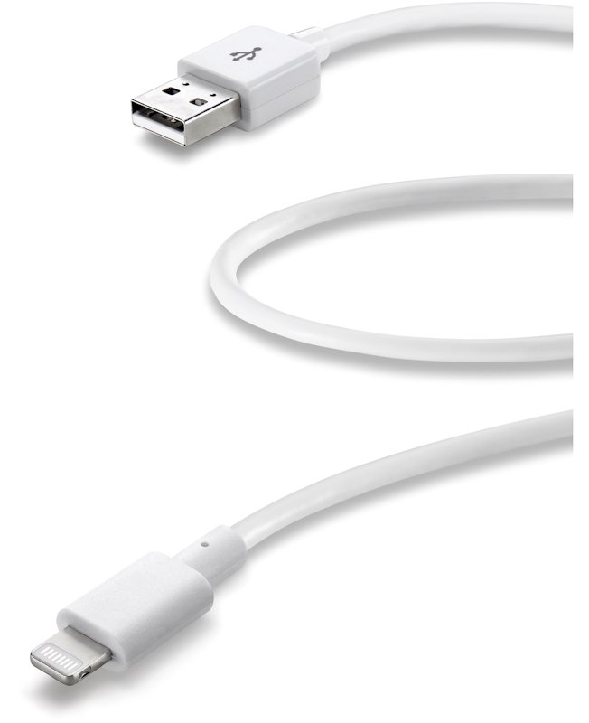 Cellularline Cavo USB / Lightning Usbdata06mfiiphw Bianco