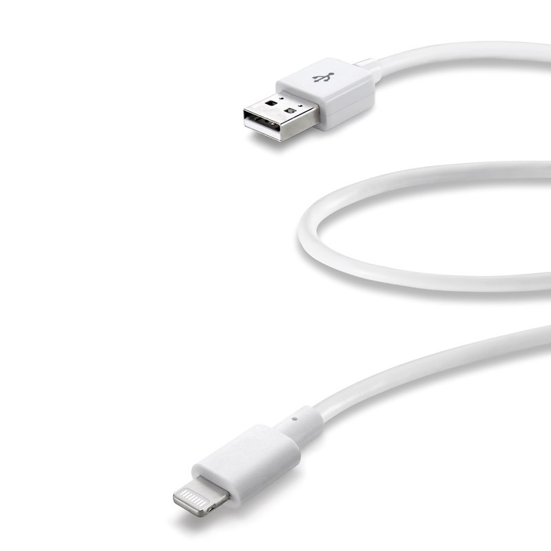 Cellularline Cavo USB / Lightning Usbdata06mfiiphw Bianco