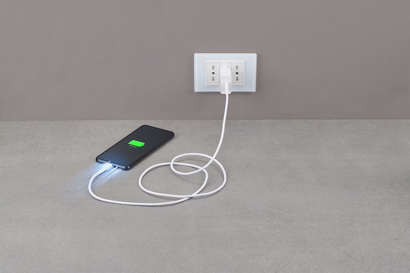 Cellularline Cavo Dati USB / USB-C SuperCharge Usbdatacscusbcw Bianco