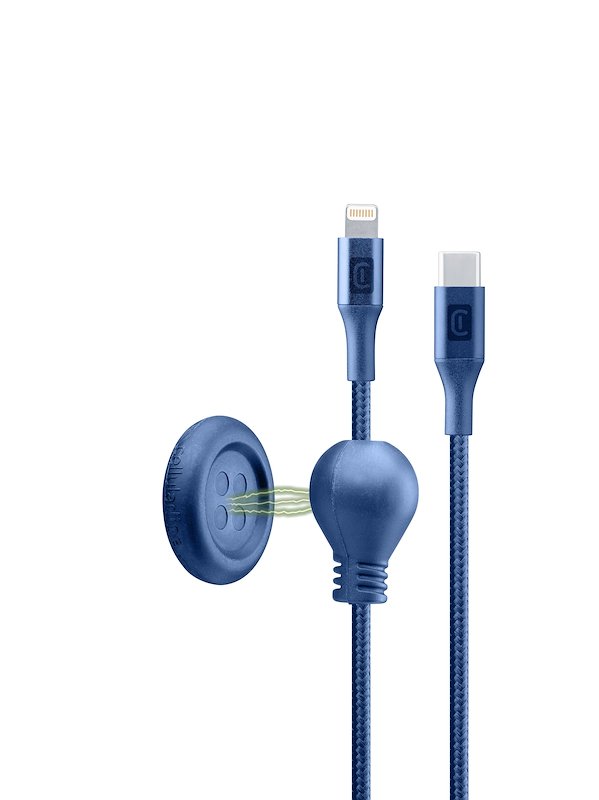 Cellularline - Usbdatabutc2lmfi1b CAVO USB-C TO LIGHTNING 1.5M BLU