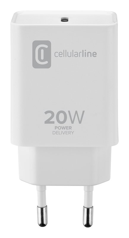 Cellularline Caricabatterie da rete USB-C 20W