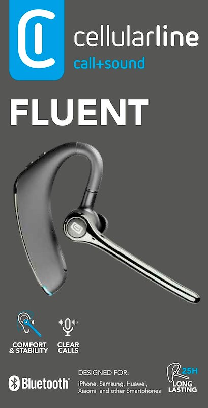 Cellularline Auricolati Bluetooth Btfluentk