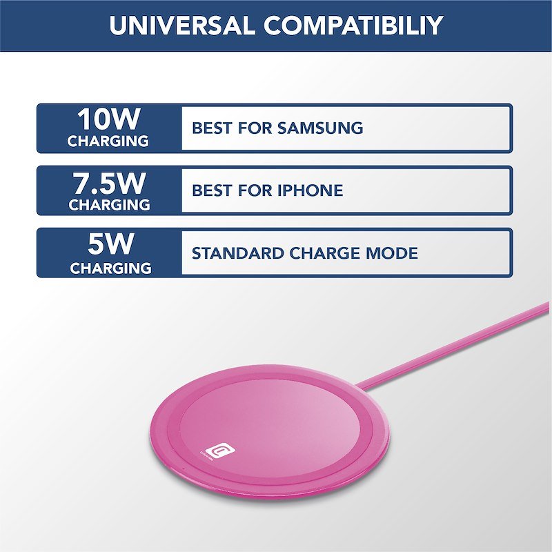 Cellularline Base di ricarica Wirelesscolor10wp Rosa