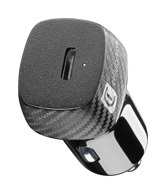 Cellularline caricabatterie da auto Cbrsmkitc2cpd25ww Nero