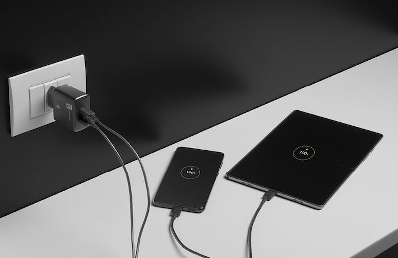 Cellularline caricabatterie da rete Achsmusb2pd25wk Nero