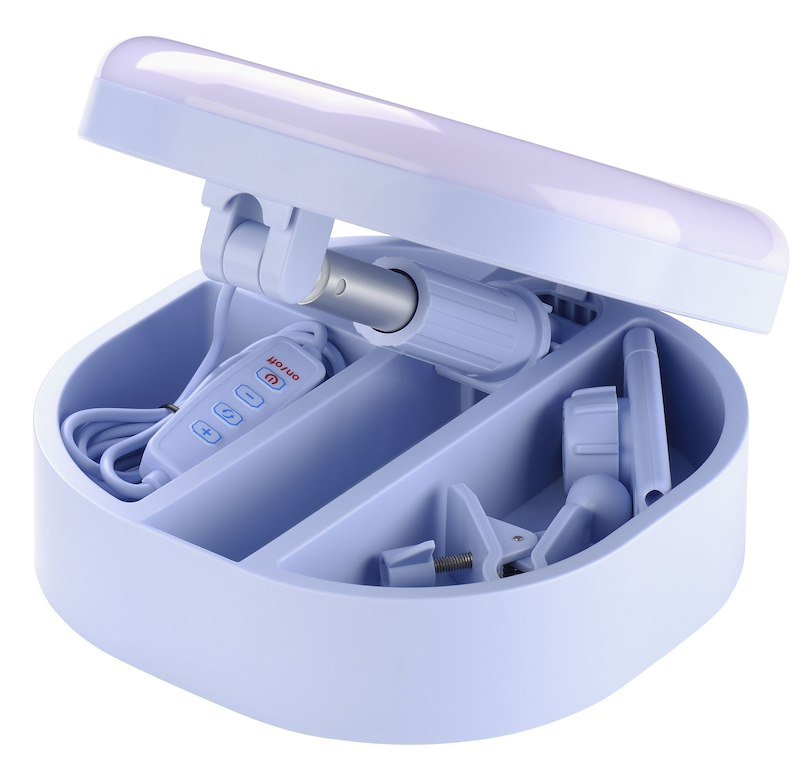 Cellularline Selfie Ring Mirror universale azzurro