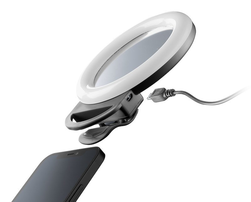 Cellularline Selfieringcolpockk Nero