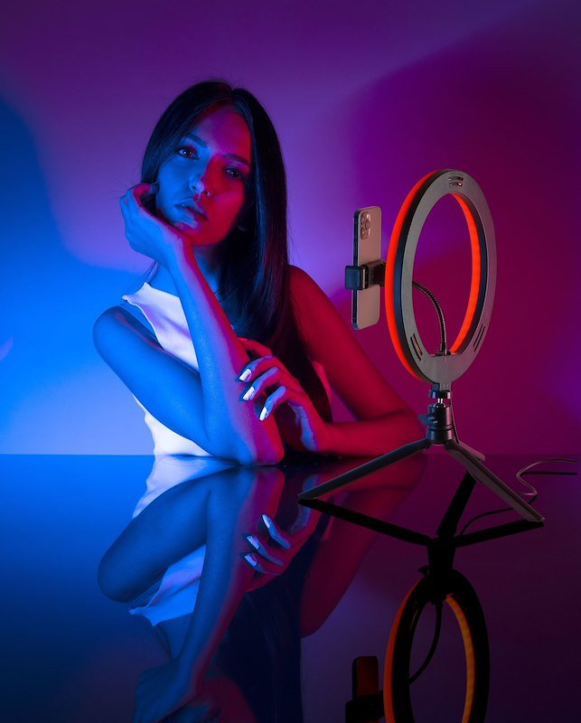 Cellularline Selfieringcolork Nero