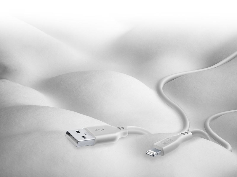 Cellularline Cavo dati Usbdatasoftmfid Grigio
