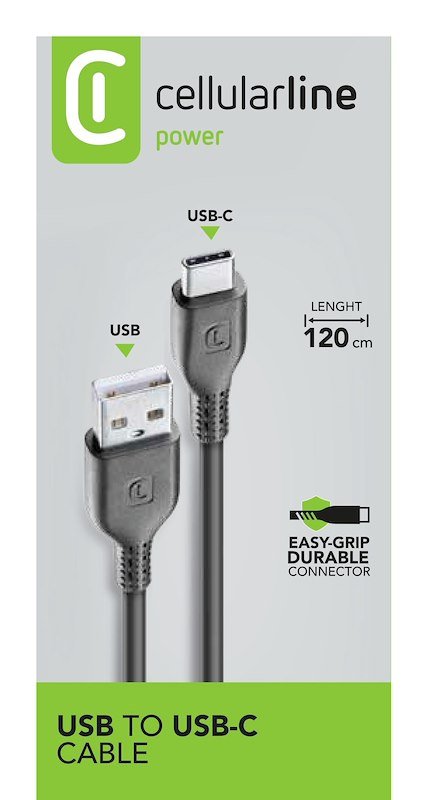 Cellularline Cavo Dati USB-C Nero