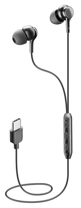 Cellularline Kit Adattatore e Auricolari USB-C