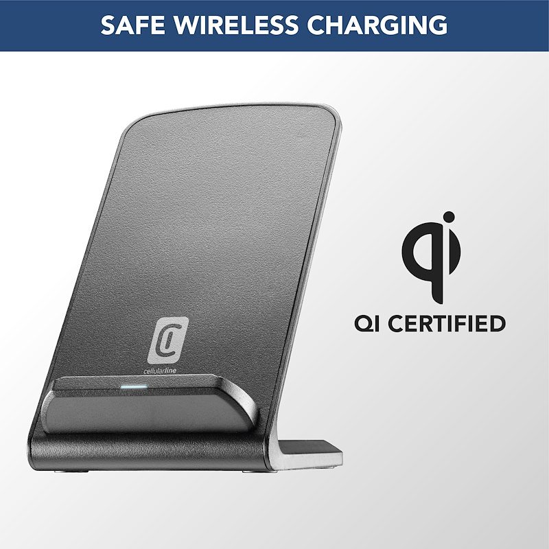 Cellularline Docking station Wirelesstand10wk Nero