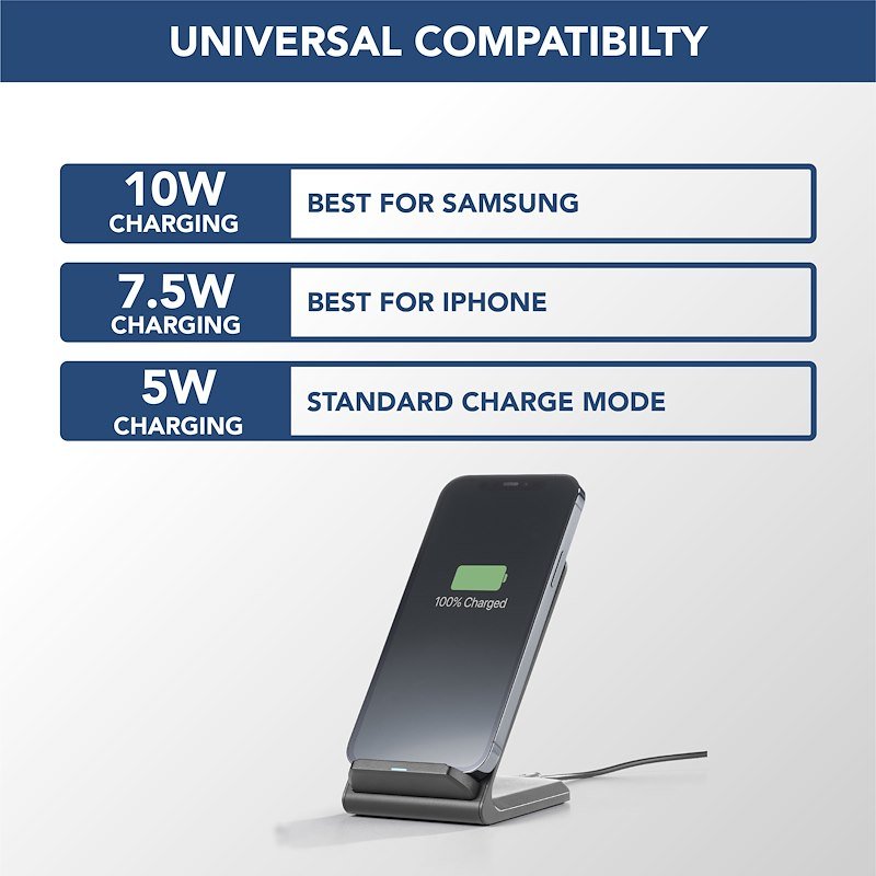 Cellularline Docking station Wirelesstand10wk Nero