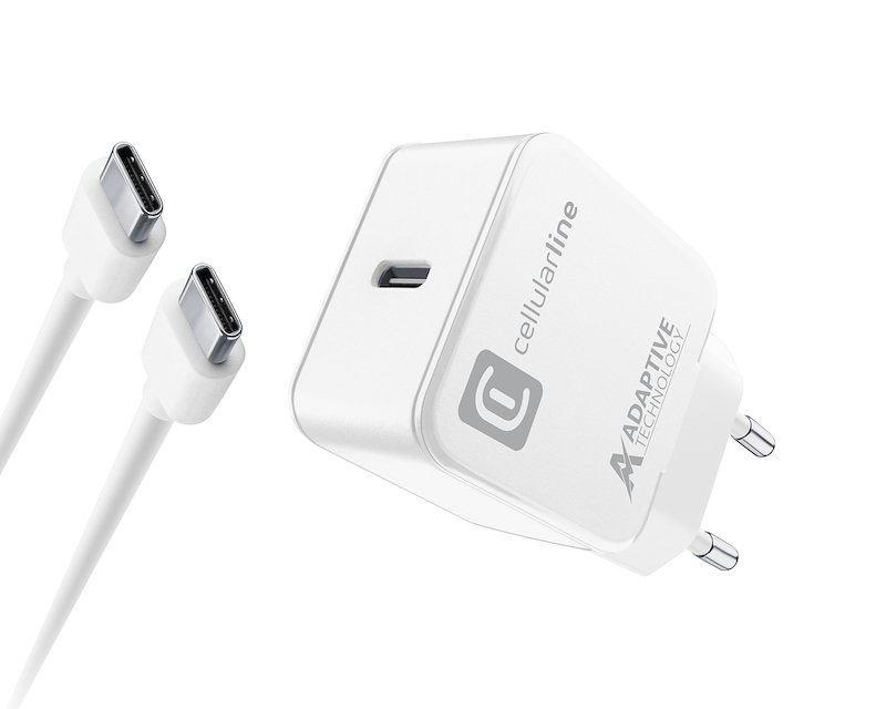 Cellularline Kit cavo+USB-C Charger Achsmkitc2c15ww