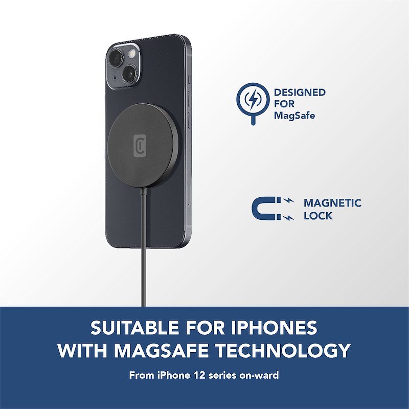 Cellularline MAG Wireless Charger Magsfwirelesscolk Nero