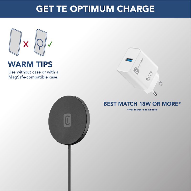 Cellularline MAG Wireless Charger Magsfwirelesscolk Nero