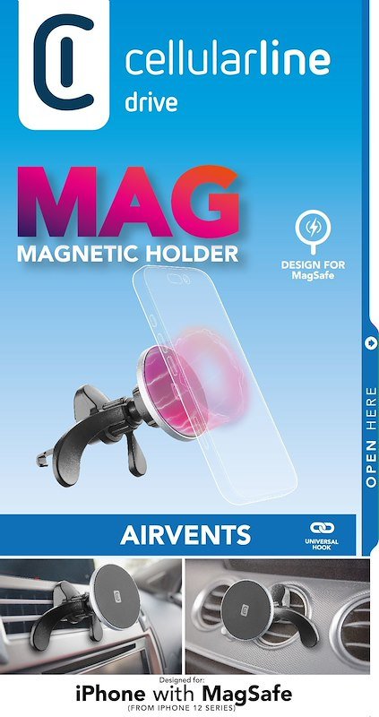 Cellularline  supporto smartphone auto  Magsfholdervent2k nero