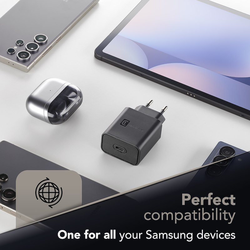 Cellularline Super fast Charger Achsmusbc45wk Nero