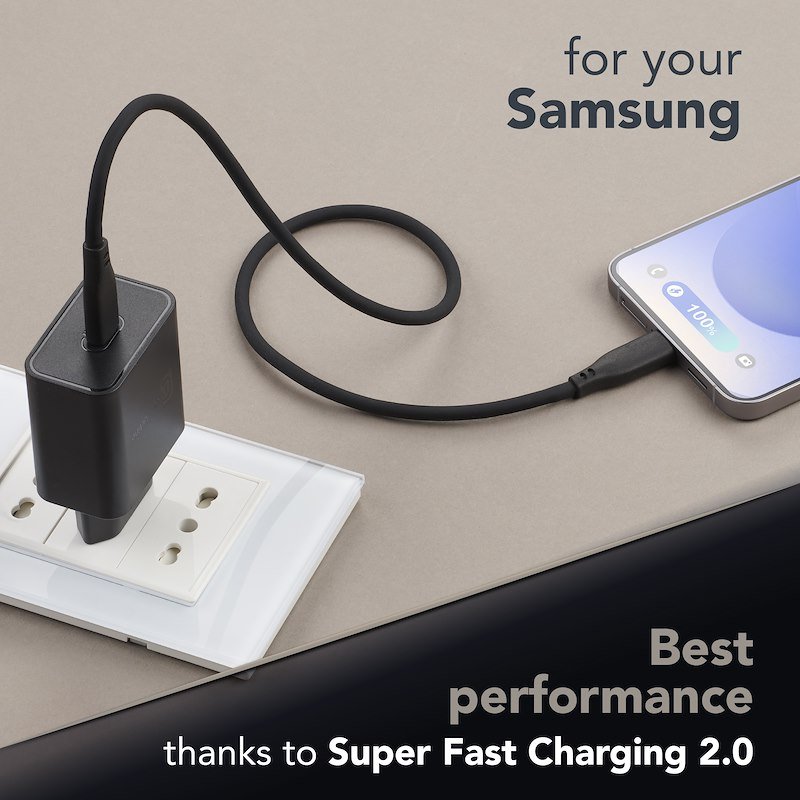 Cellularline Super fast Charger Achsmusbc45wk Nero