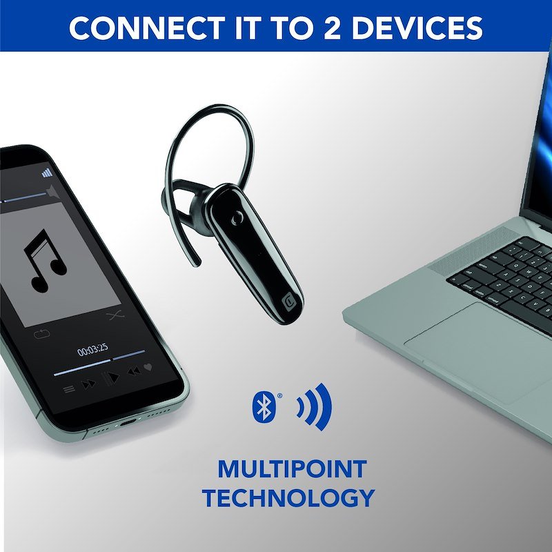 Cellularline Auricolare Bluetooth Btscorek Nero