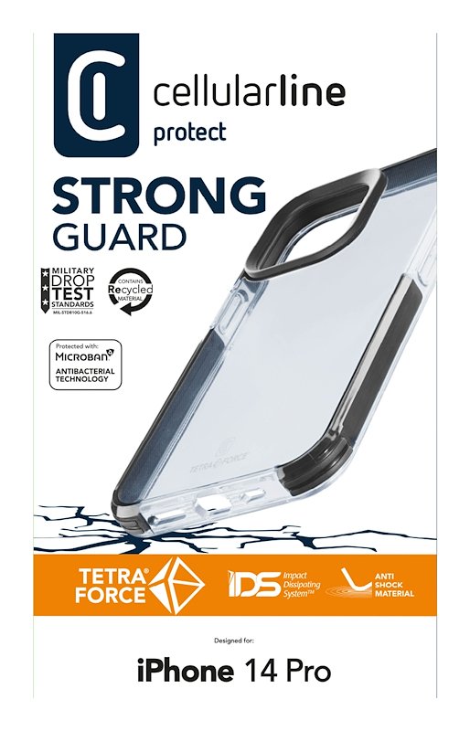 Cellularline Custodia iPhone 14 Pro Tetraciph14prot Nero