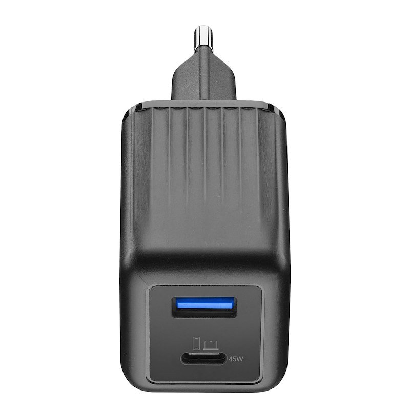 Cellularline CARICABATTERIE RETE GAN 2 PORTE 45W  Achusbgan2pd45wk
