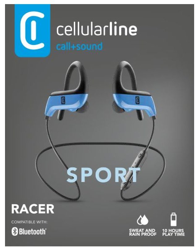Cellularline Auricolare Bluetooth Btracerb Blu