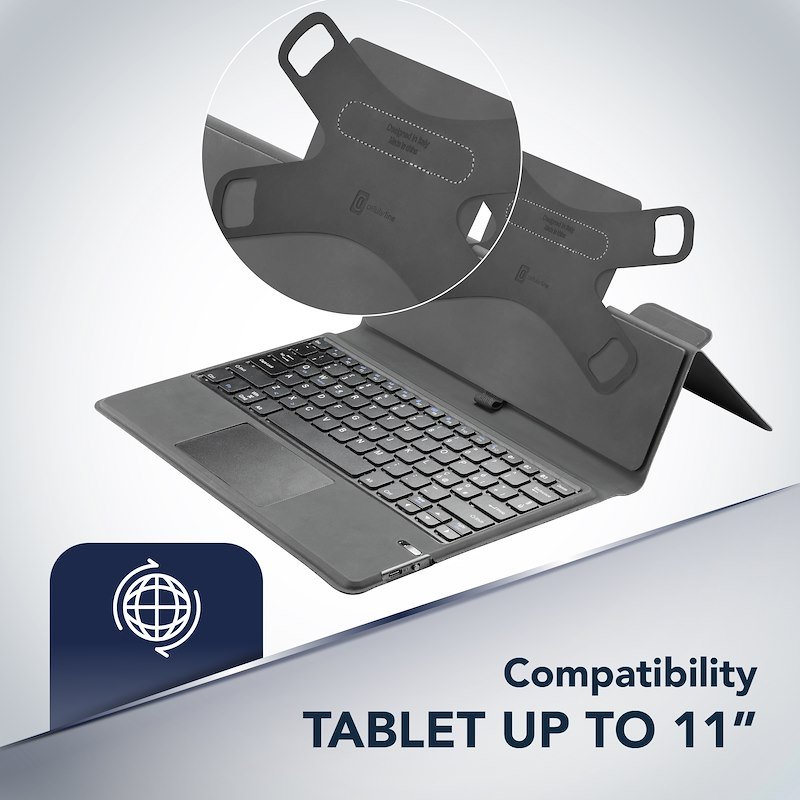 Cellularline Borsa notebook universale+ tastiera bluetooth