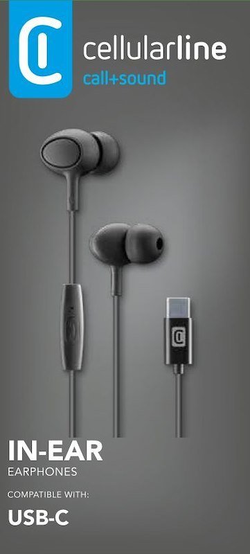Cellularline Auricolari Cloud In-Ear Auineartypeck Nero